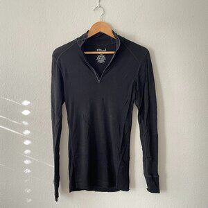 Ibex Men’s Woolies 1 quarter zip (size M)